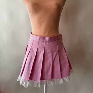 Dolls Kill Sugar Thrillz Build A Babe Pleated Skirt